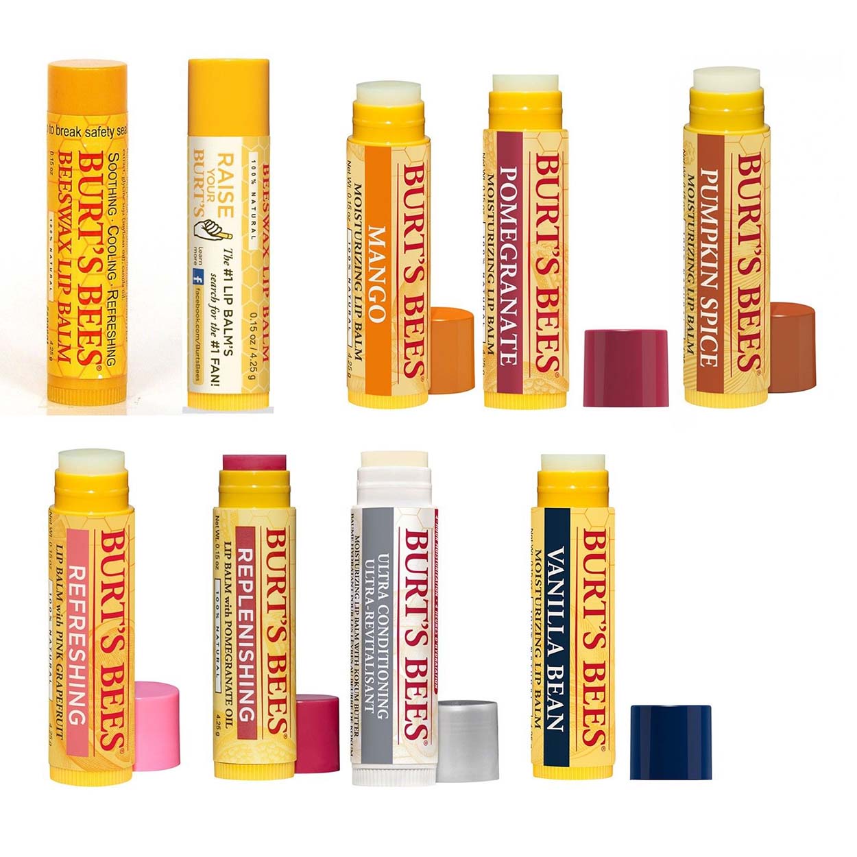 Son dưỡng môi Burt’s Bees không màu dưỡng ẩm lâu và không thâm môi – Natural Lip Balm Burts Bee