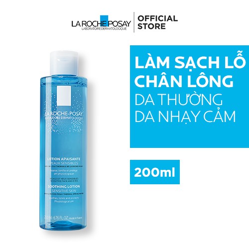 Nước cân bằng giúp làm dịu và bảo vệ da nhạy cảm La Roche-Posay Lotion Sensitive Skin 200ml