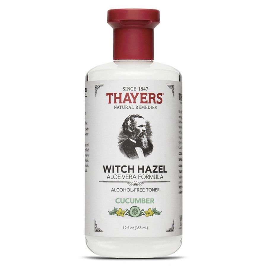 Nước Hoa Hồng Không Cồn Thayers Hương Dưa Leo - Thayers Witch Hazel Cucumber 355ml (Dành cho da hỗn hợp)