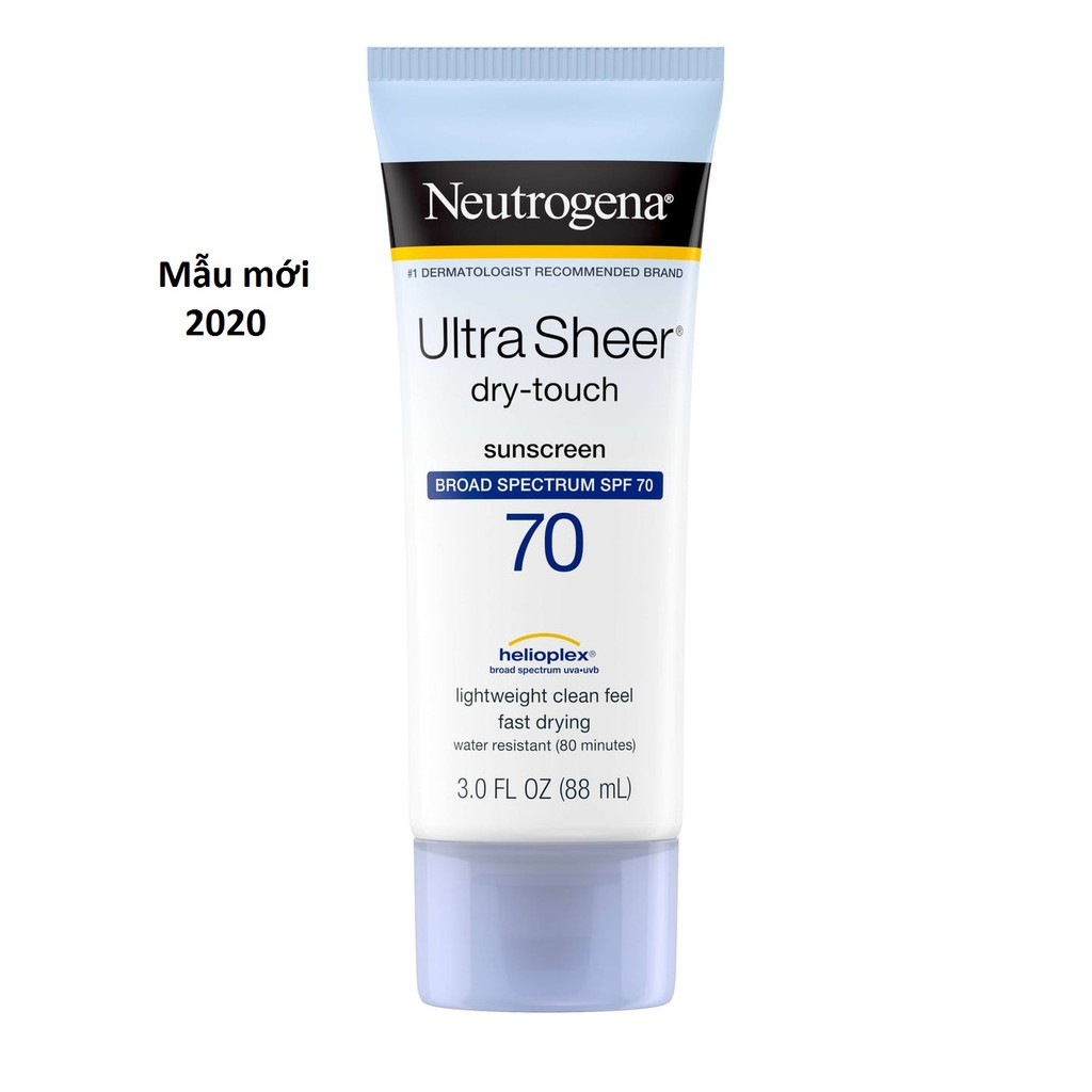 Kem Chống Nắng Neutrogena Ultra Sheer Dry Touch SPF 70 (88ml)