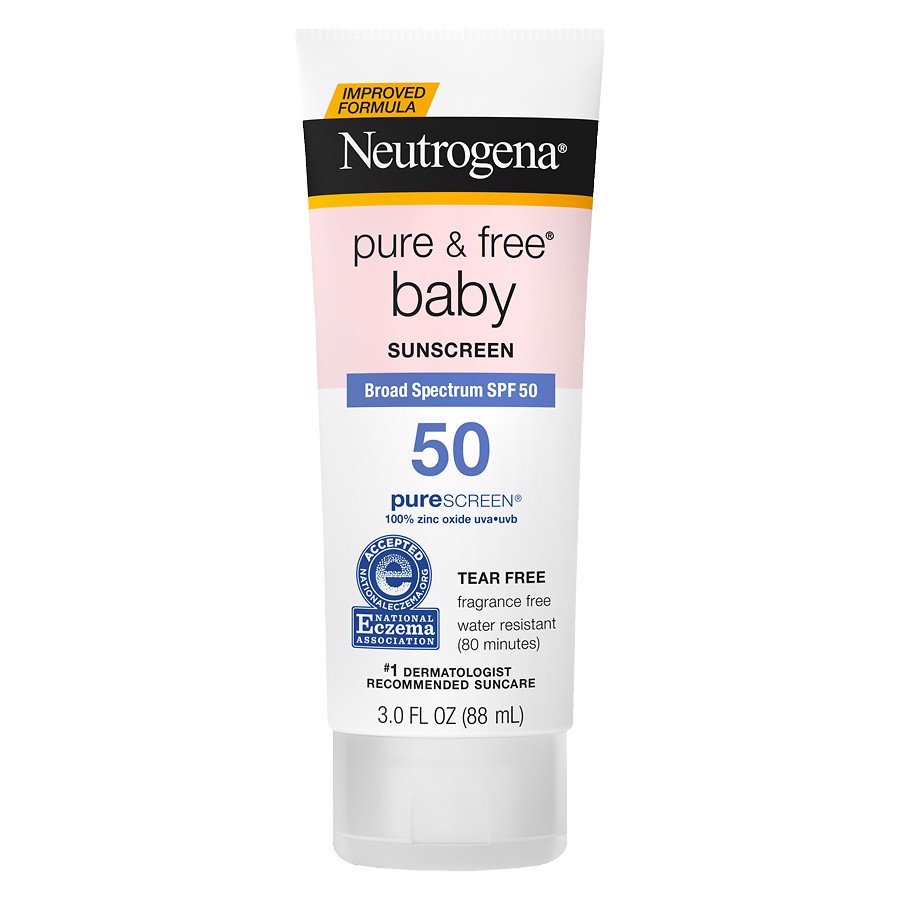 Kem Chống Nắng Cho Trẻ Em Neutrogena Pure & Free Baby Sunscreen Broad Spectrum SPF50+ (88ml)