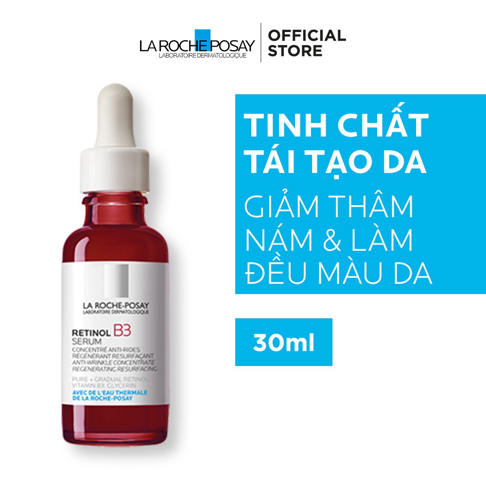 Dưỡng chất giúp giảm thâm nám và nếp nhăn trên da, làm đều màu da La Roche Posay Retinol B3 Serum 30ml