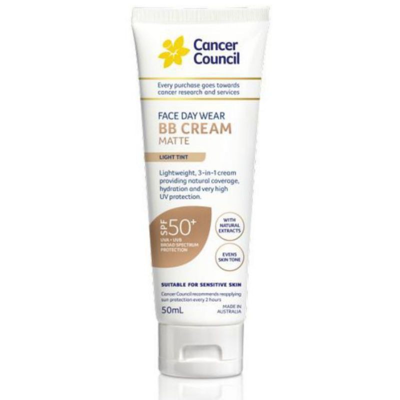 Kem chống nắng Cancer Council BB Cream SPF50+/PA++++ 50ml