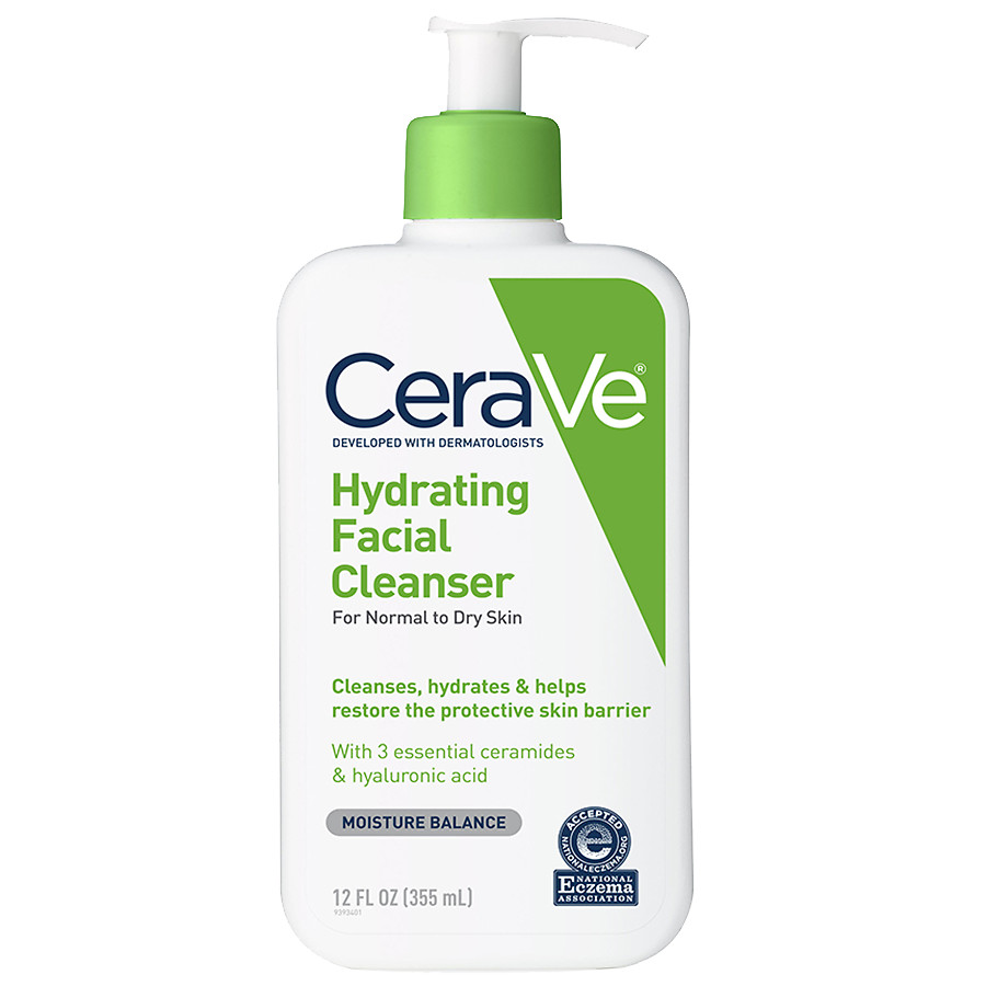 Sữa Rửa Mặt Cerave Hydrating Facial Cleanser – Da thường, da khô – 355ml