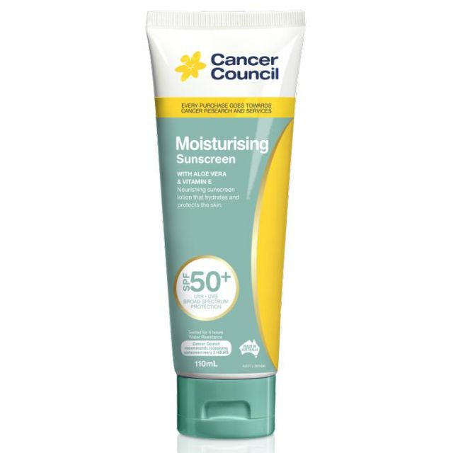 Kem chống nắng Cancer Council Moisturising SPF 50+/PA++++ 110ml (Dòng dưỡng ẩm)