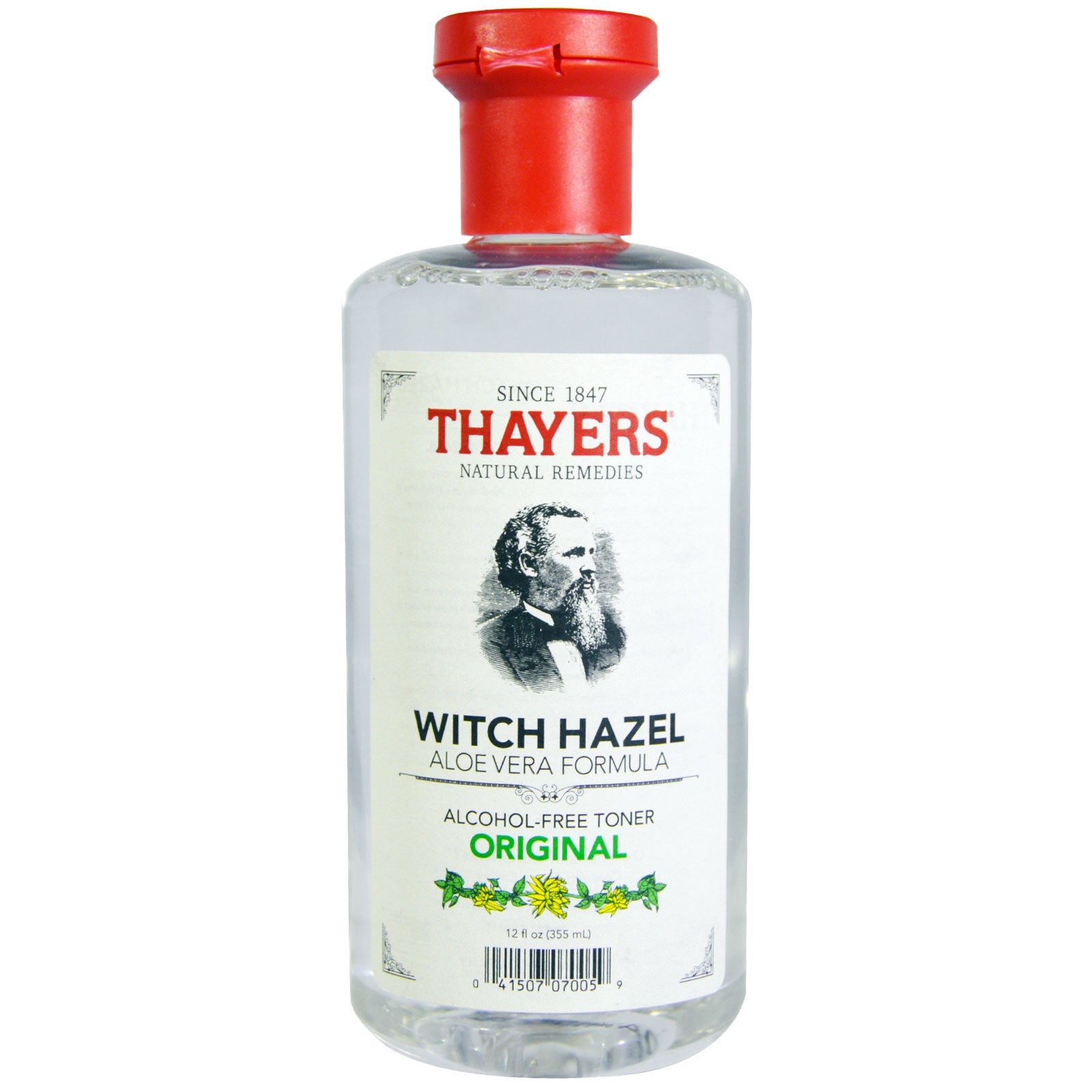 Nước hoa hồng THAYERS Alcohol-Free Original Witch Hazel Toner 355ml (Không cồn - Dành cho mọi loại da)