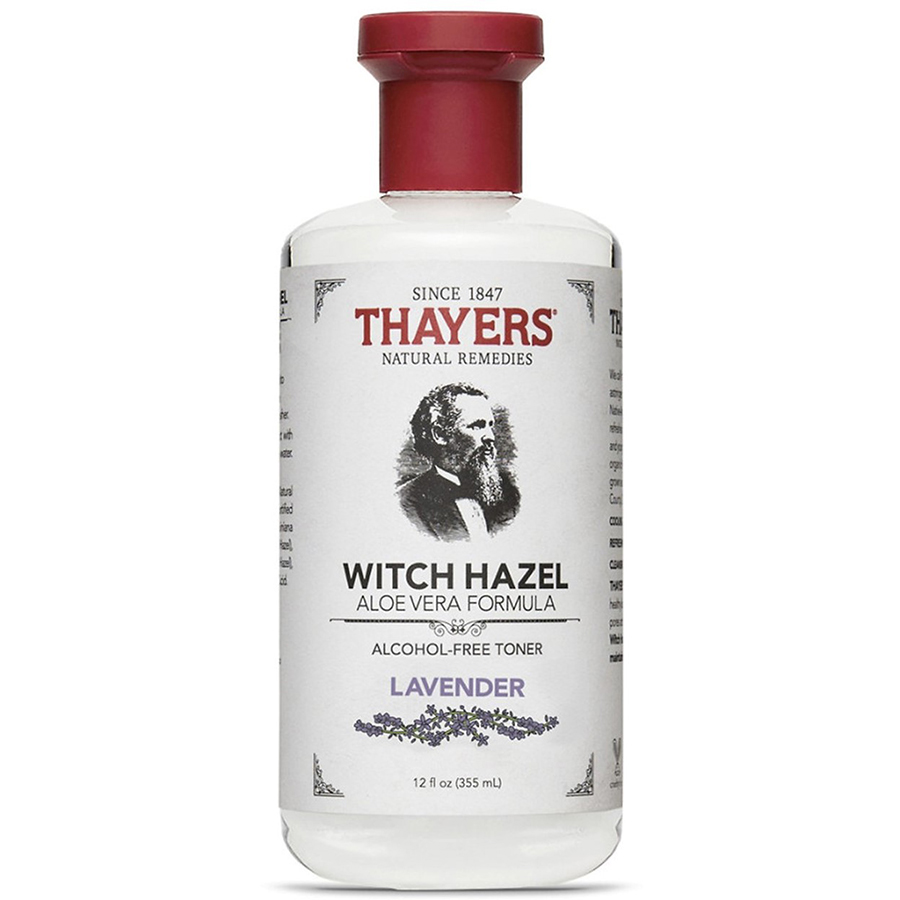 Nước Hoa Hồng Không Cồn Thayers Witch Hazel Lavender (Oải Hương) 355ml (Dành cho da dầu, da có mụn)